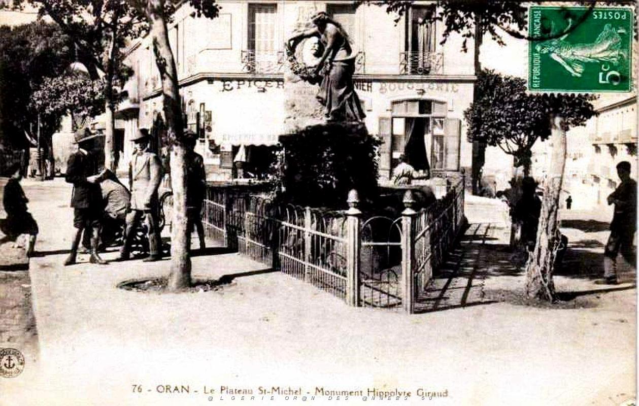 Oran - Plateau St Michel - Statue Hippolyte Giraud.jpg